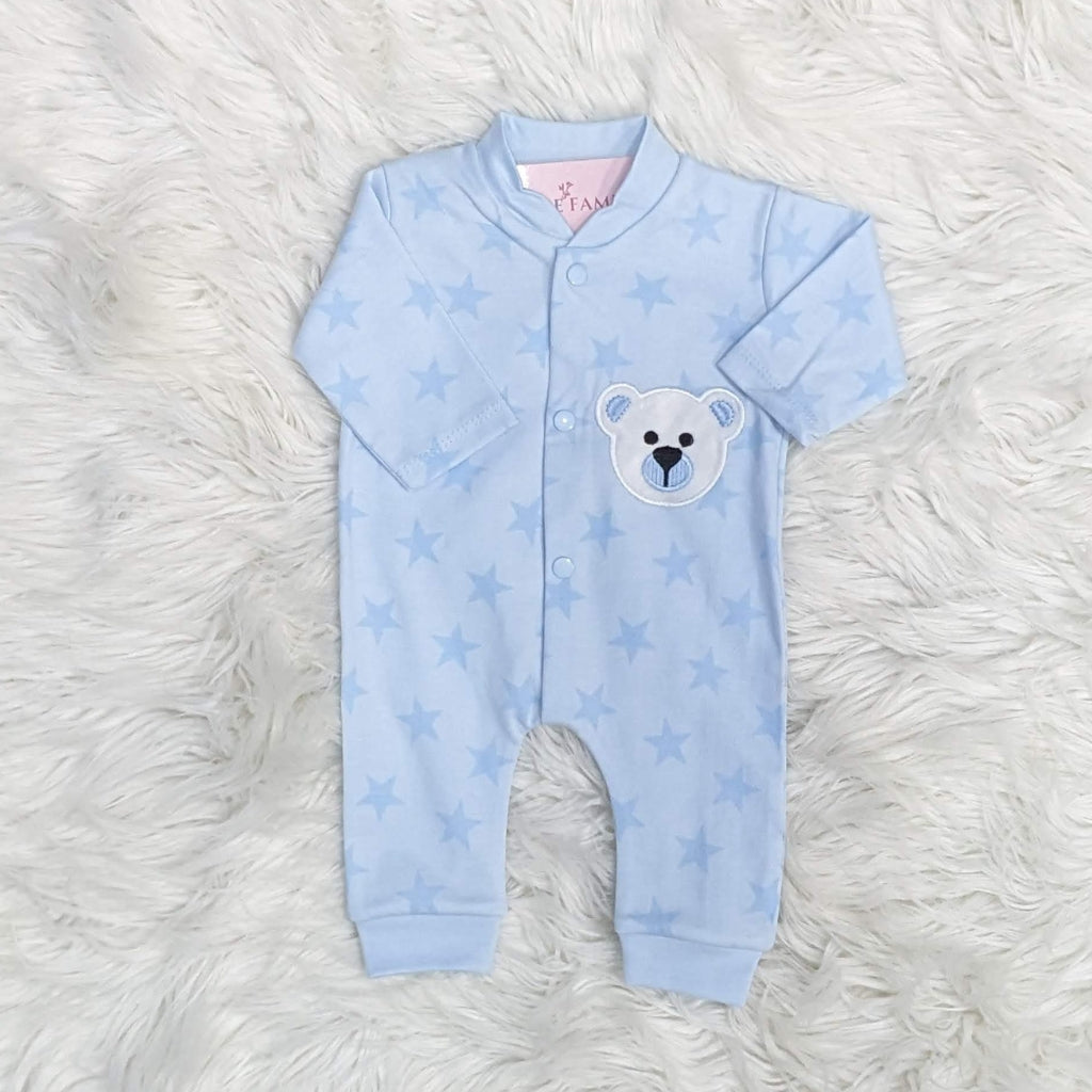 Premium Newborn Baby 10-Piece Gift Set - (BEAR) | Sky Blue