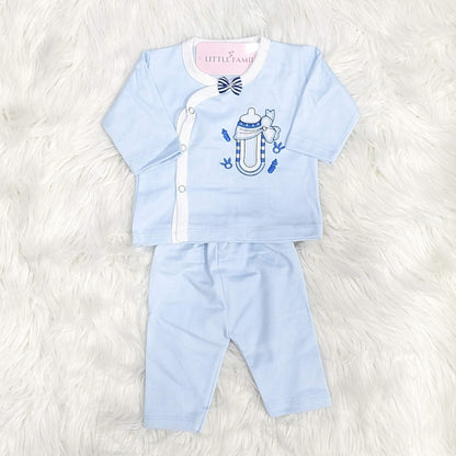 Premium Newborn Baby 10-Piece Gift Set - Sky Blue