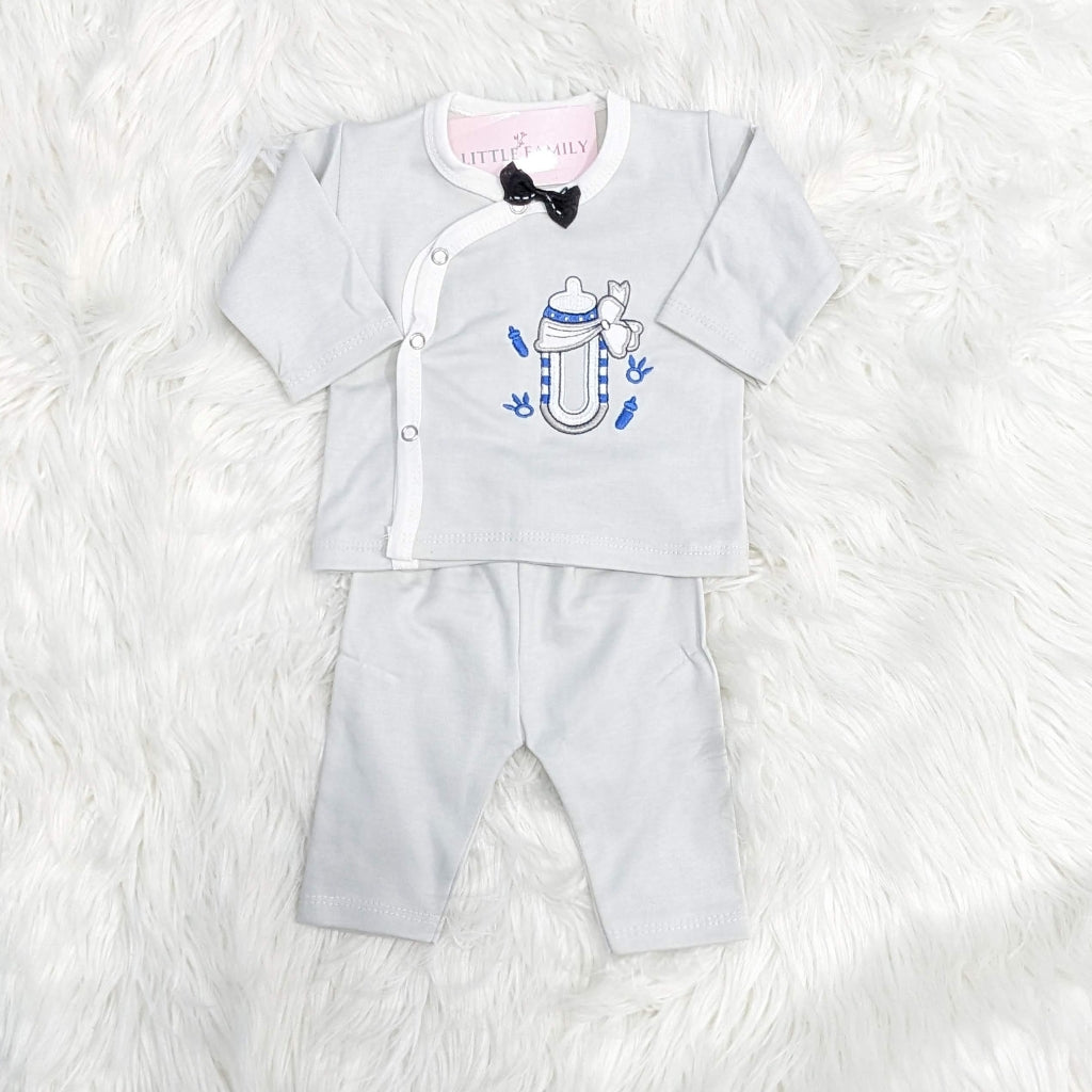 Premium Newborn Baby 10-Piece Gift Set - Grey