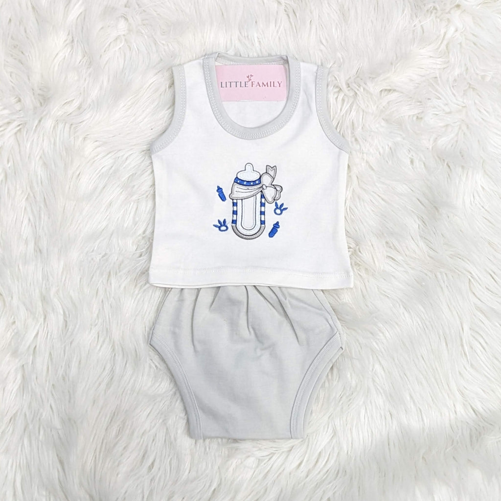 Premium Newborn Baby 10-Piece Gift Set - Grey