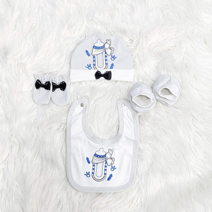 Premium Newborn Baby 10-Piece Gift Set - Grey