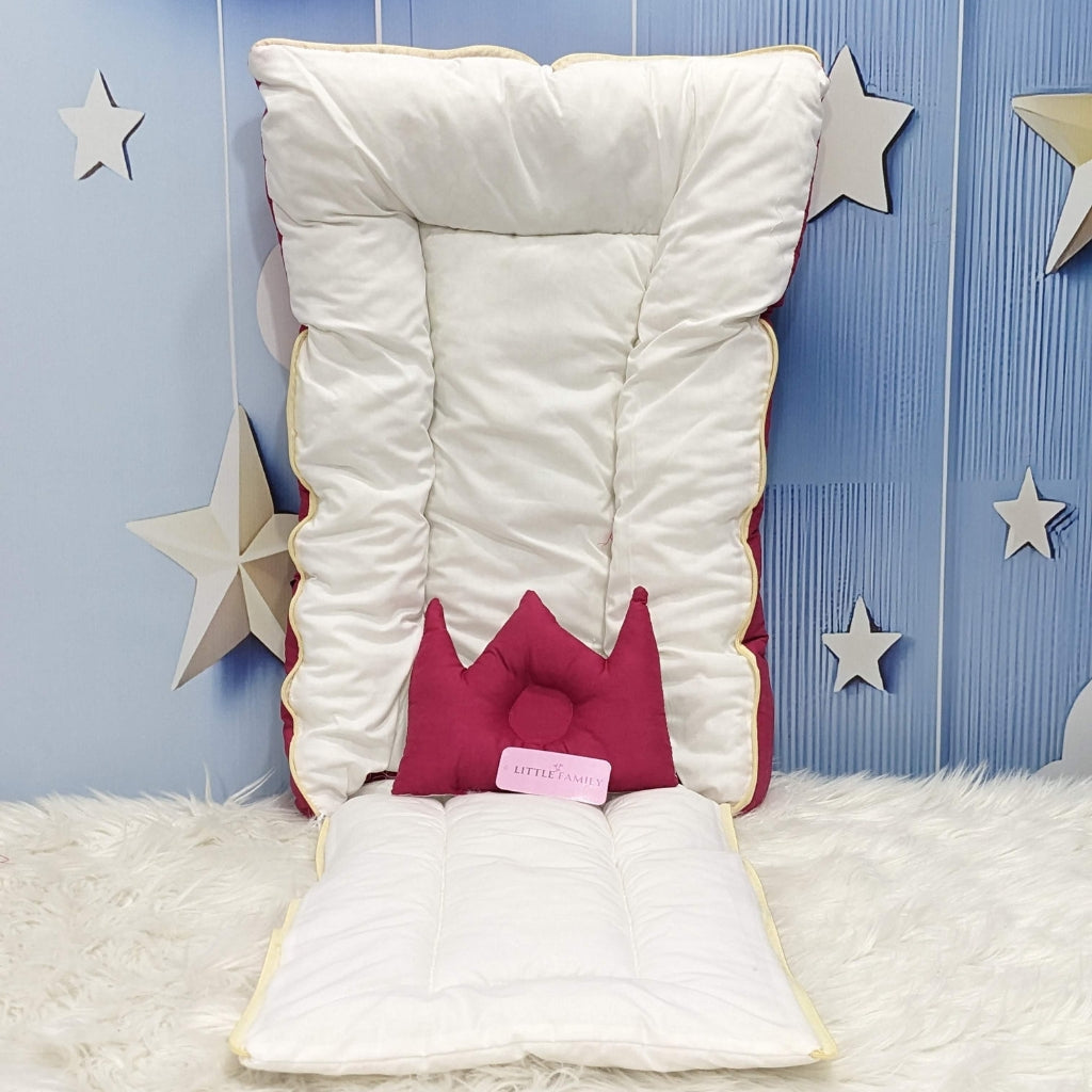Royal Bow Baby Nest – Shocking Pink