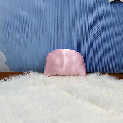 Premium Silk Baby Bedding Set - 8 Pieces (Pink)