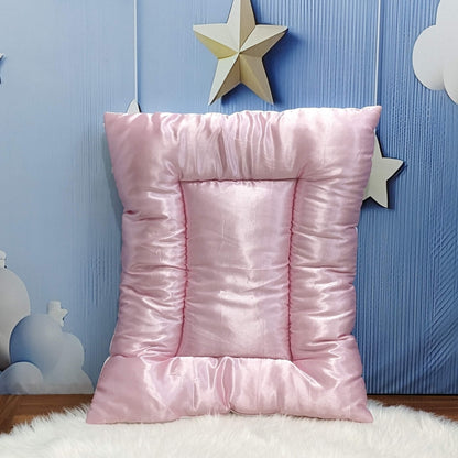 Premium Silk Baby Bedding Set - 8 Pieces (Pink)