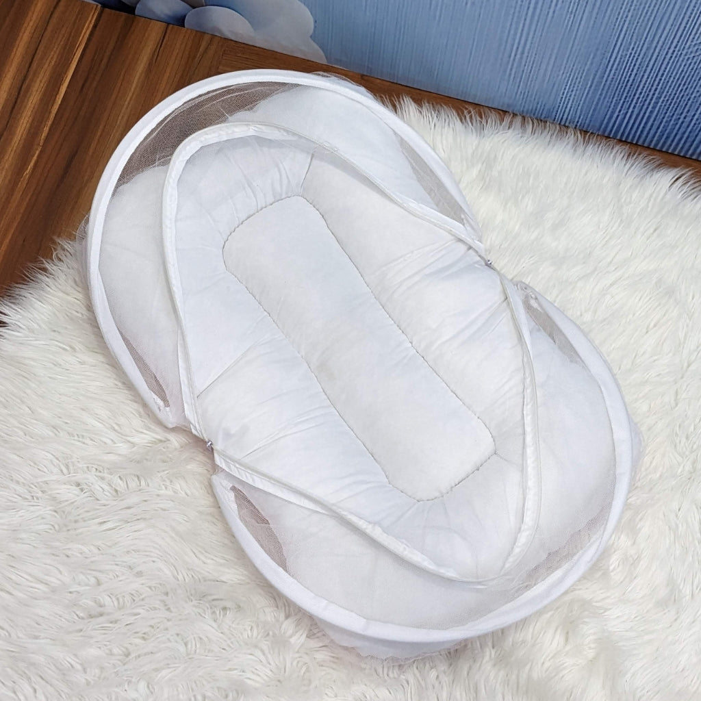 Premium Silk Baby Bedding Set - 8 Pieces (Pink)