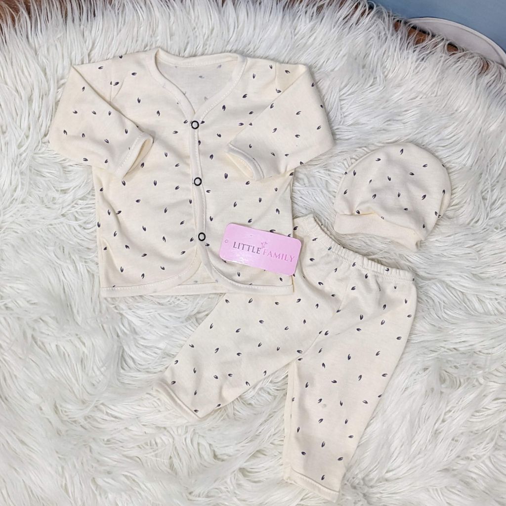 Newborn 3-Piece Cotton Outfit Set – Pack of 3