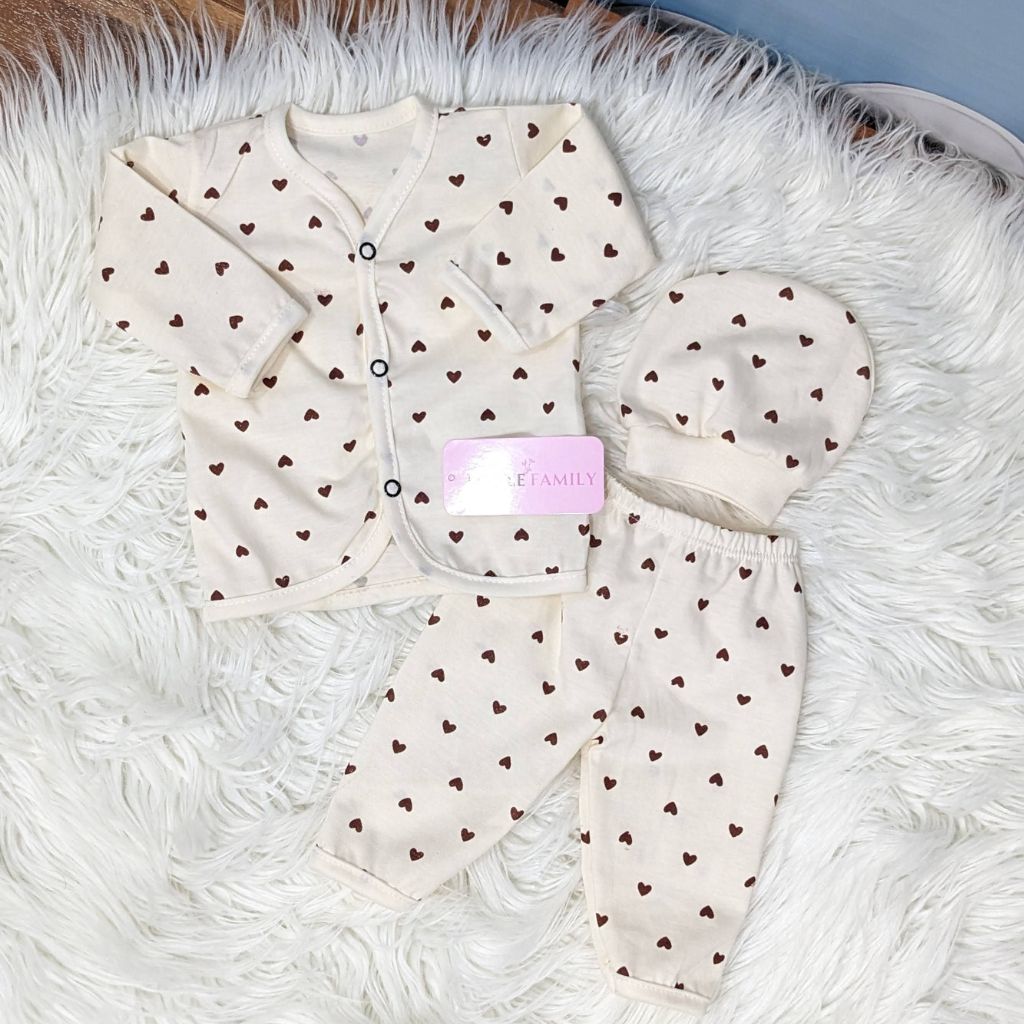 Newborn 3-Piece Cotton Outfit Set – Pack of 3