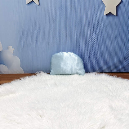 Premium Silk Baby Bedding Set - 8 Pieces (Sky Blue)