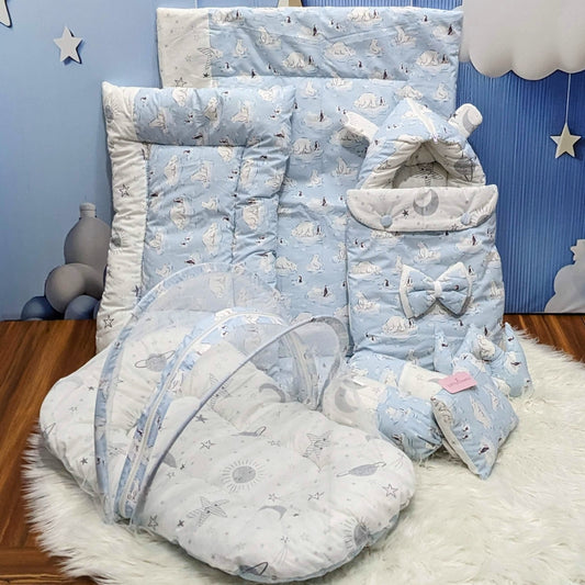 Snow Bear Bedding Set - 8 Pieces (Large)