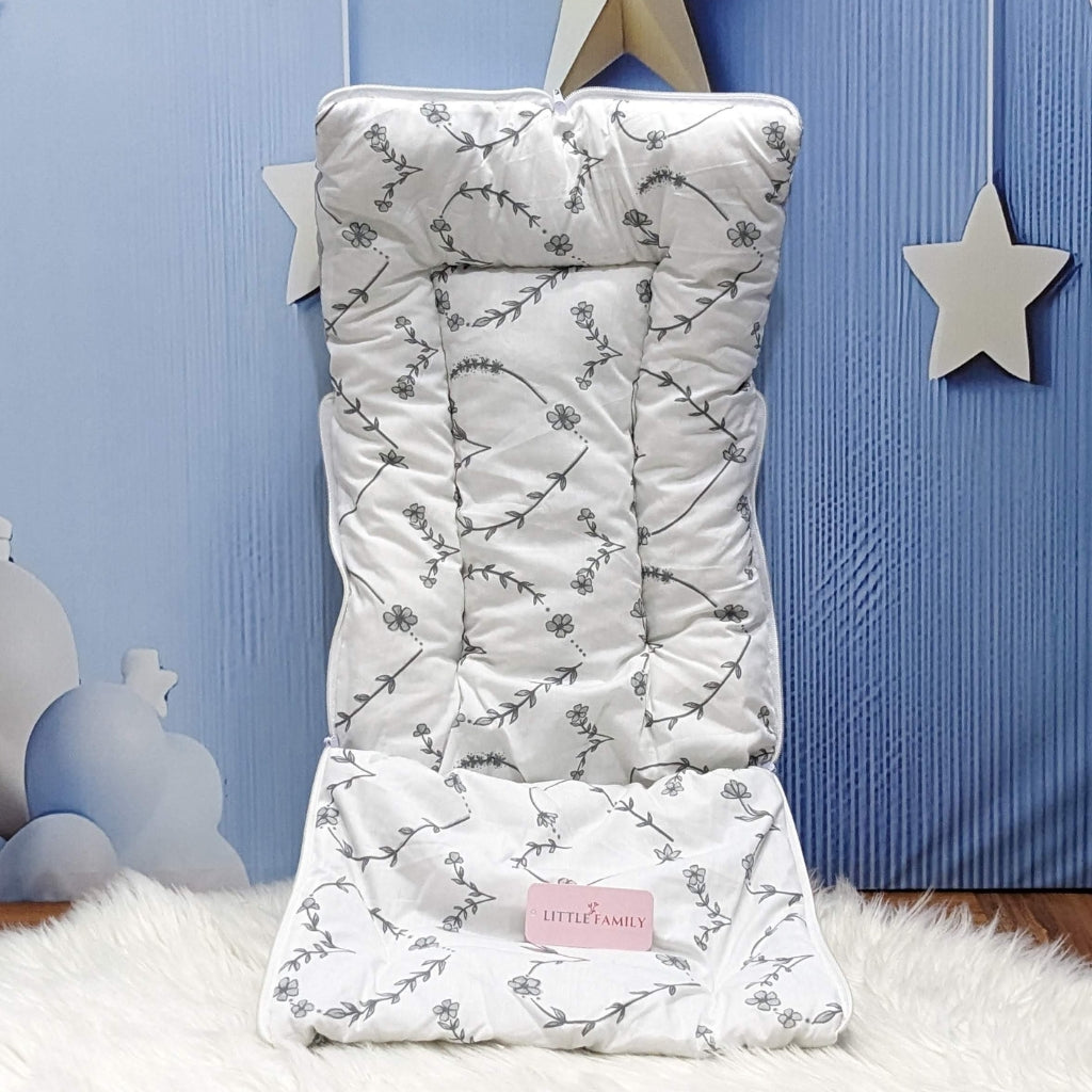 Starry Dreams Baby Bedding Set - 8 Pieces (Soft Grey) | Large