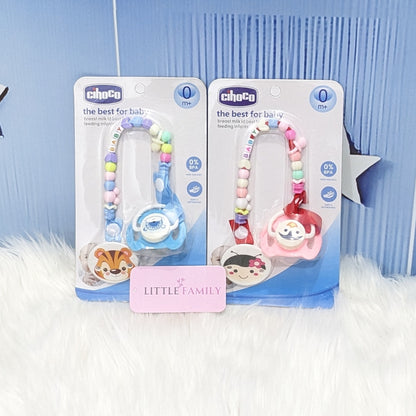 Baby Pacifier Clip with Soother – BPA-Free Beaded Holder