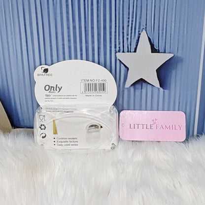 Luxury Bling Baby Pacifier with Matching Chain - Golden Owl