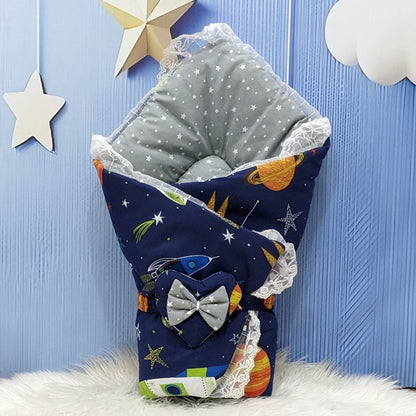 Premium 12-Piece Baby Bedding Set | Space Theme