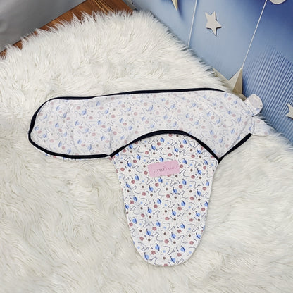 "Space" Theme Baby Swaddle – Blue