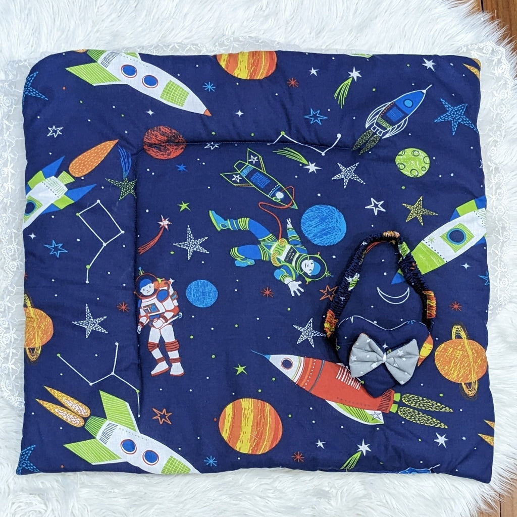 Premium 12-Piece Baby Bedding Set | Space Theme