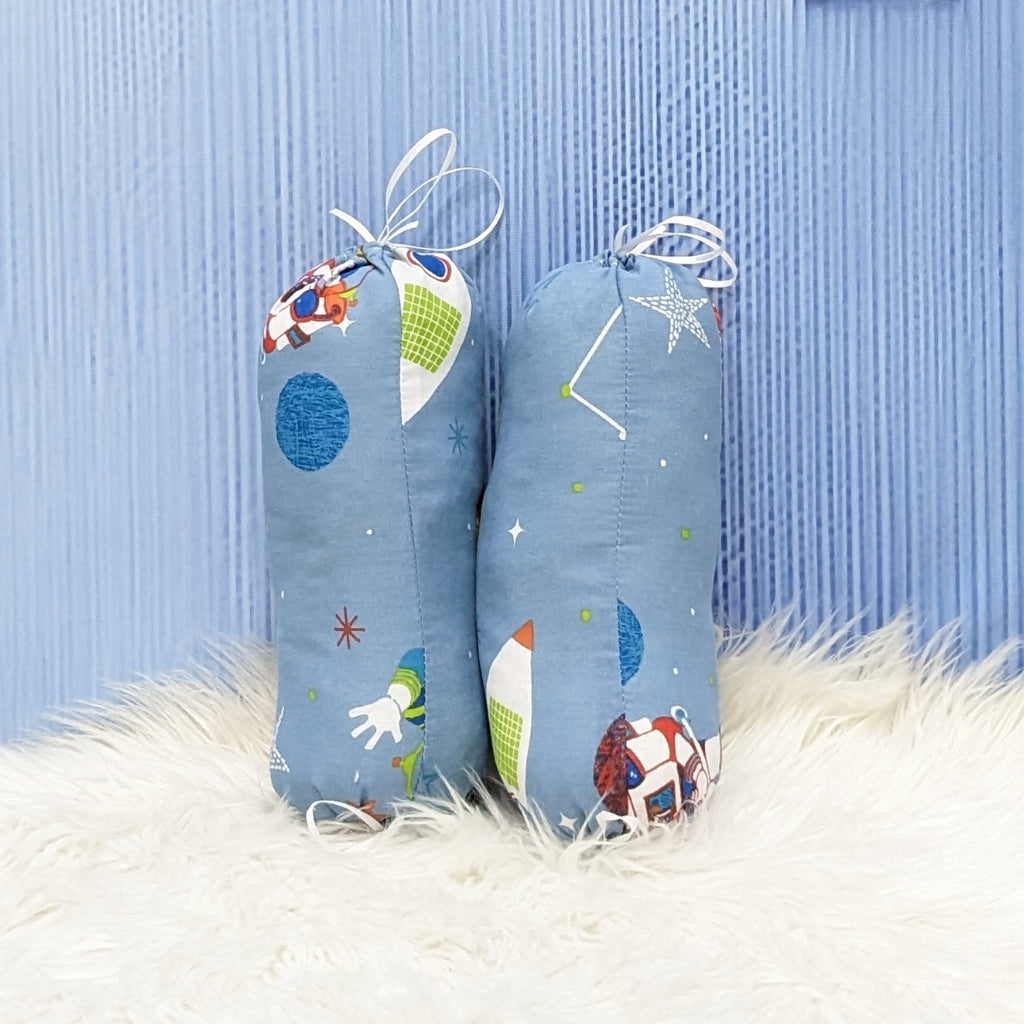 Premium 12-Piece Baby Bedding Set | Blue Astronaut