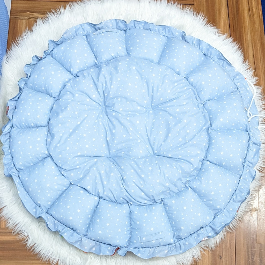 Premium 12-Piece Baby Bedding Set | Blue Astronaut