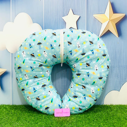 Space Explorer Theme Baby Feeding Pillow – Ergonomic Support for Breastfeeding Moms