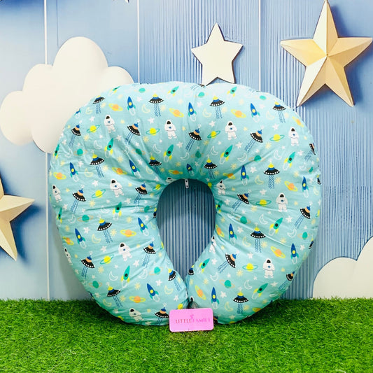 Space Explorer Theme Baby Feeding Pillow – Ergonomic Support for Breastfeeding Moms