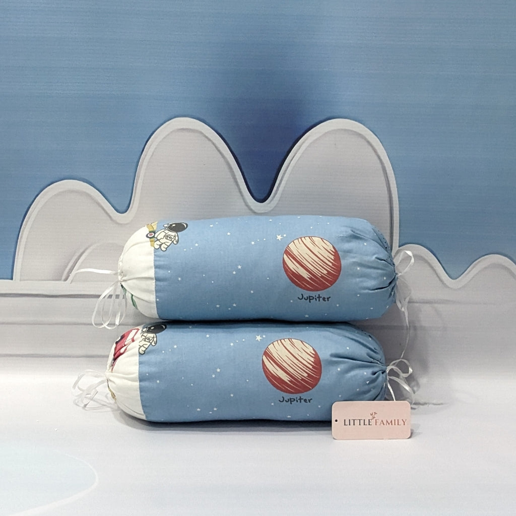 Space Theme Premium 12-Piece Baby Bedding Set | Blue