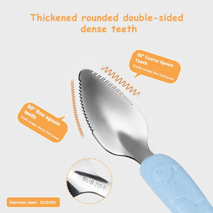Double-Sided Baby Scraping & Feeding Spoon