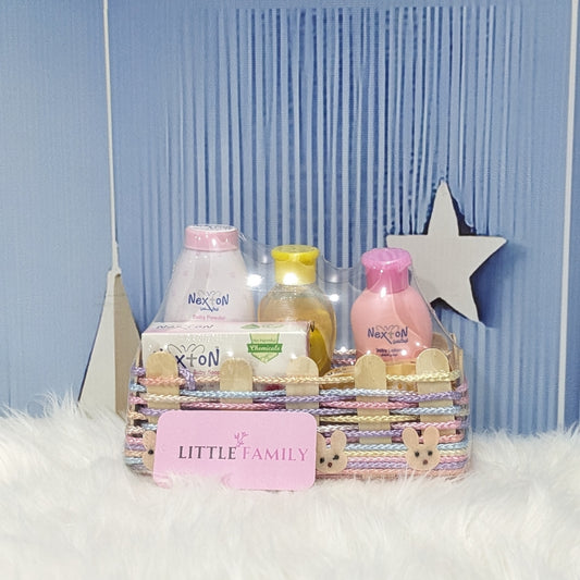5-pieces Nexon Baby Care Essentials Gift Basket – Gentle & Safe Newborn Kit