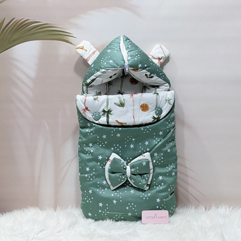 Starry Dreams Baby Bedding Set - 8 Pieces (Green) | Large