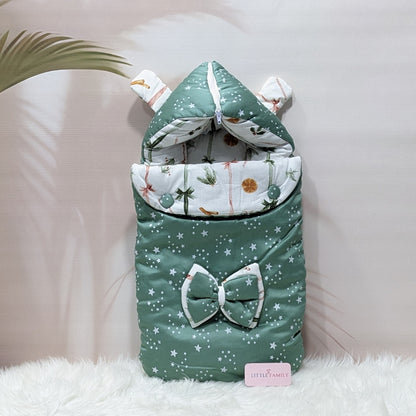 Starry Dreams Baby Bedding Set - 8 Pieces (Green) | Large