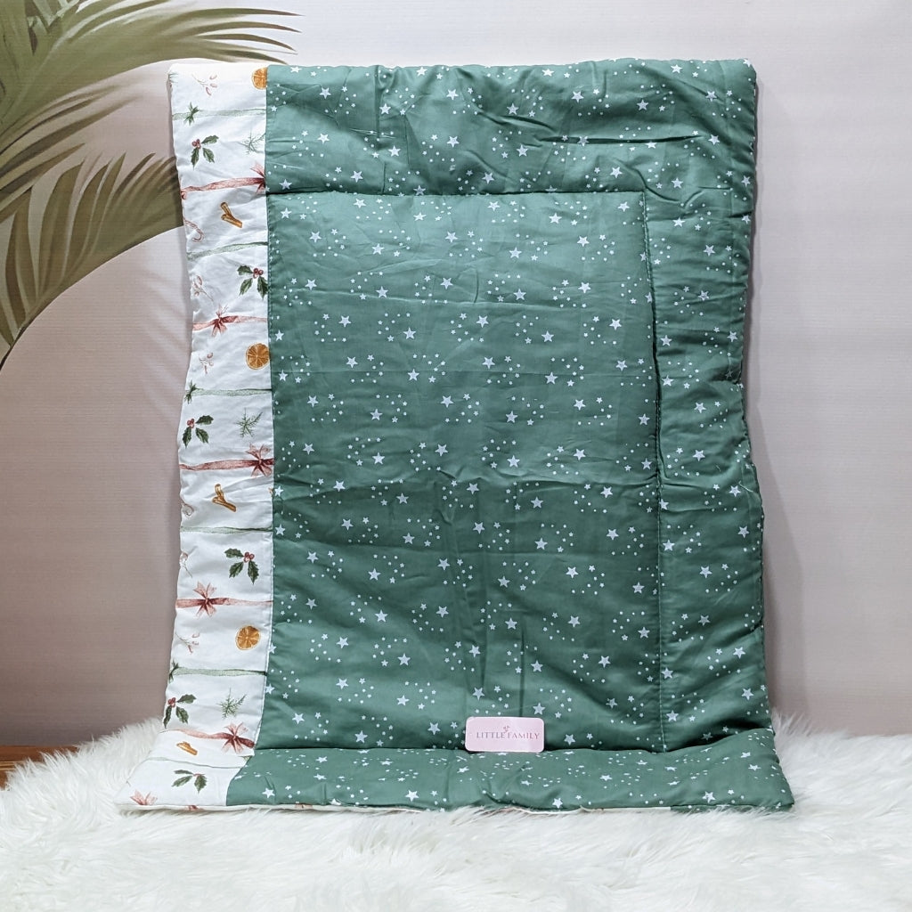 Starry Dreams Baby Bedding Set - 8 Pieces (Green) | Large