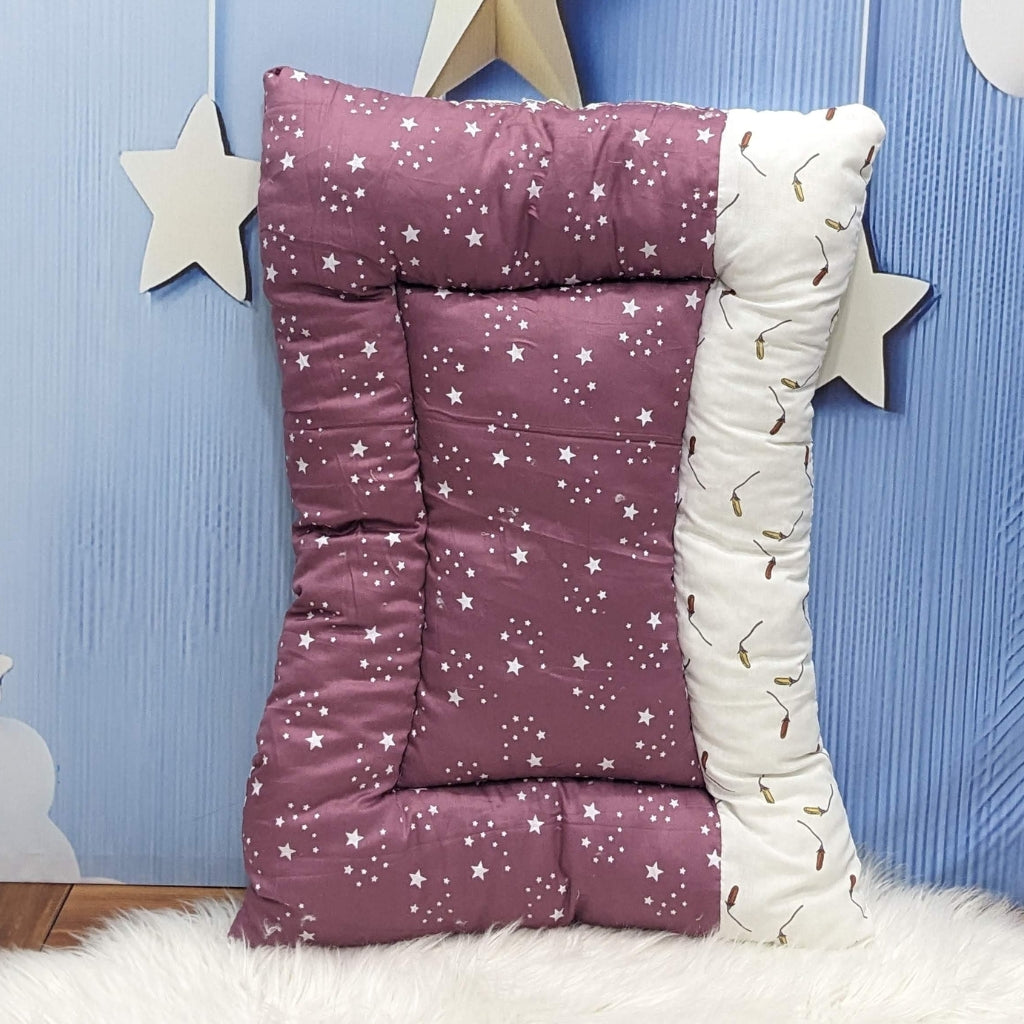 Starry Dreams Baby Bedding Set - 8 Pieces (Magenta) | Large