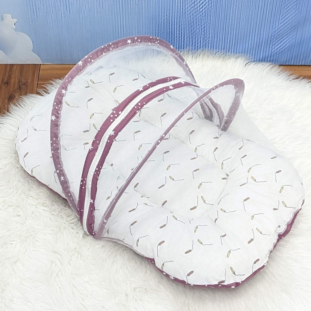 Starry Dreams Baby Bedding Set - 8 Pieces (Magenta) | Large