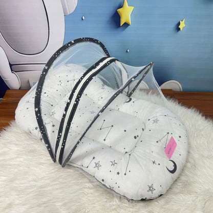 Starry Dreams Baby Bedding Set - 8 Pieces (Black)