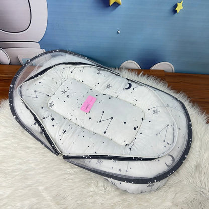 Starry Dreams Baby Bedding Set - 8 Pieces (Black)
