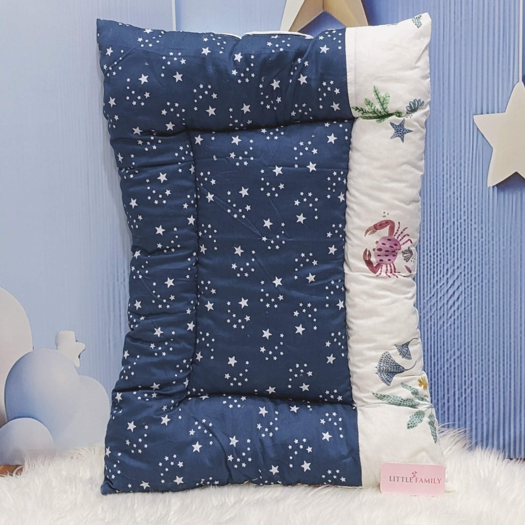 Starry Dreams Baby Bedding Set - 8 Pieces (Blue) | Large