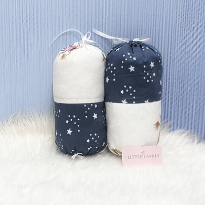 Starry Dreams Baby Bedding Set - 8 Pieces (Blue) | Large