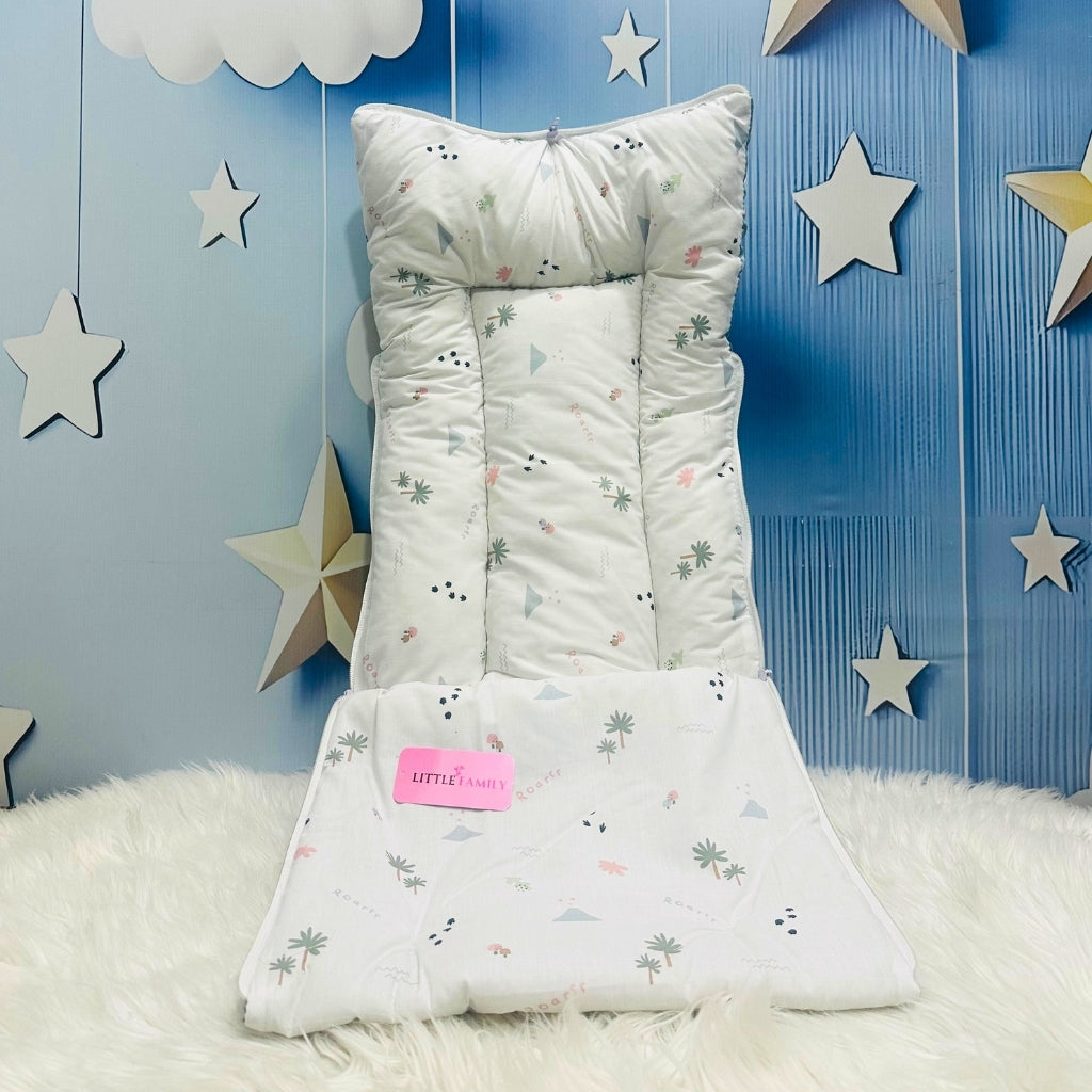 Starry Dreams Baby Bedding Set - 8 Pieces (Blue Grey)