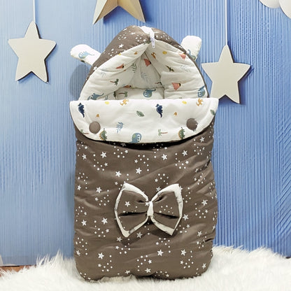 Starry Dreams Baby Bedding Set - 8 Pieces (Golden Brown) | Large