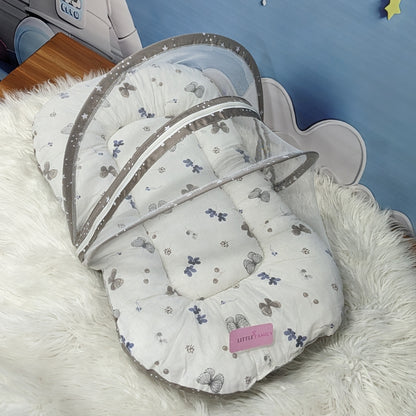 Starry Dreams Baby Bedding Set - 8 Pieces (Dusty Brown) | Large