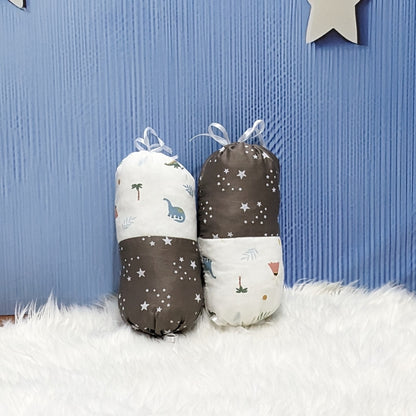 Starry Dreams Baby Bedding Set - 8 Pieces (Golden Brown) | Large