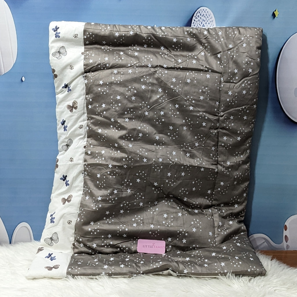 Starry Dreams Baby Bedding Set - 8 Pieces (Dusty Brown) | Large