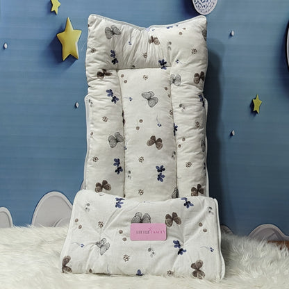 Starry Dreams Baby Bedding Set - 8 Pieces (Dusty Brown) | Large
