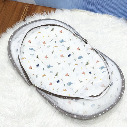 Starry Dreams Baby Bedding Set - 8 Pieces (Golden Brown) | Large