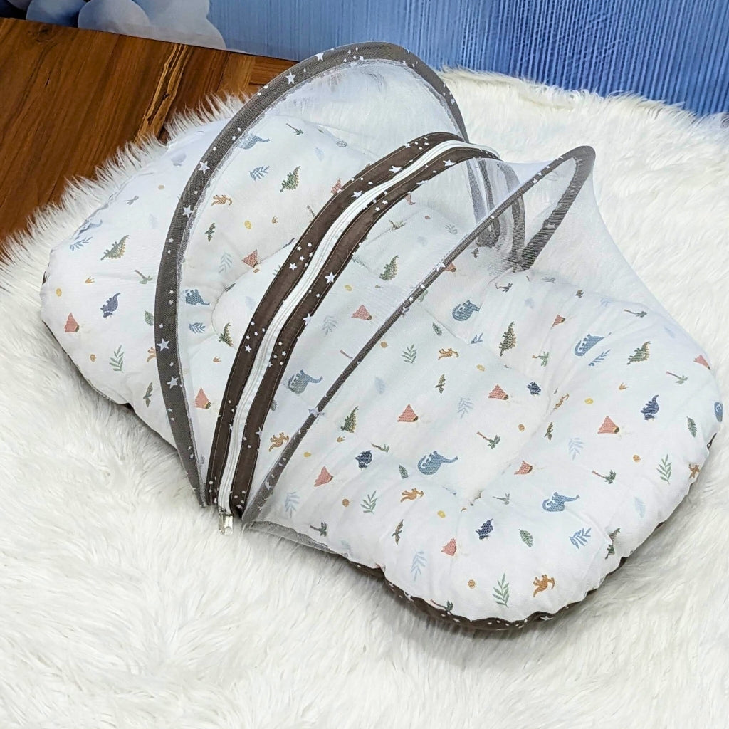 Starry Dreams Baby Bedding Set - 8 Pieces (Golden Brown) | Large
