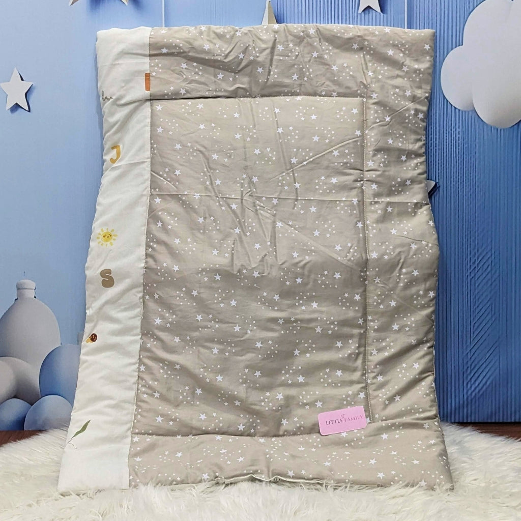 Starry Dreams Baby Bedding Set - 8 Pieces (Caramel) | Large