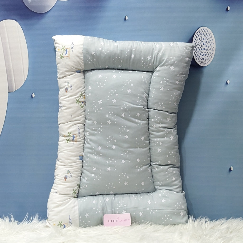 Starry Dreams Baby Bedding Set - 8 Pieces (Soft Mint) | Large