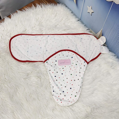 "Starry Heart" Theme Baby Swaddle – Red