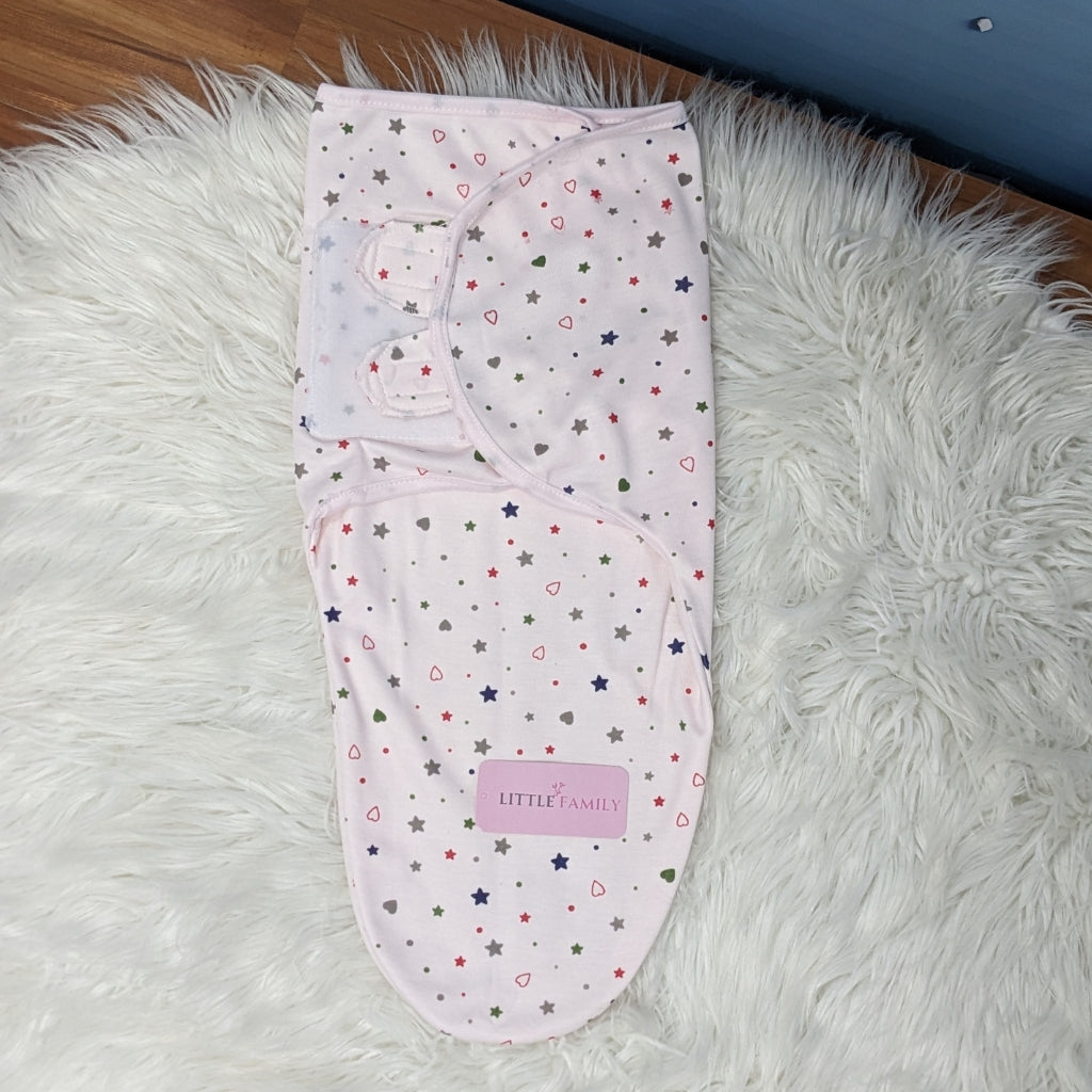 "Starry Heart" Theme Baby Swaddle