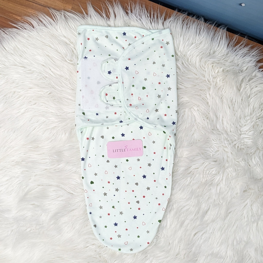 "Starry Heart" Theme Baby Swaddle