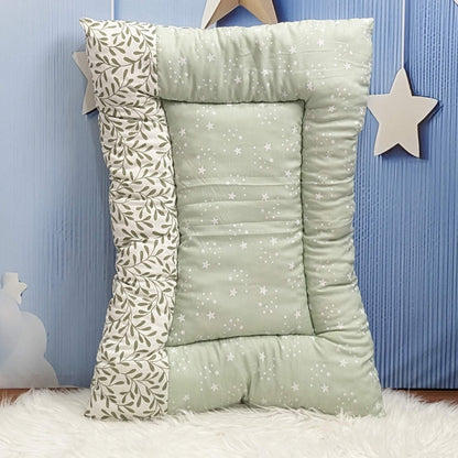 Starry Dreams Baby Bedding Set - 8 Pieces (Mint Green) | Large