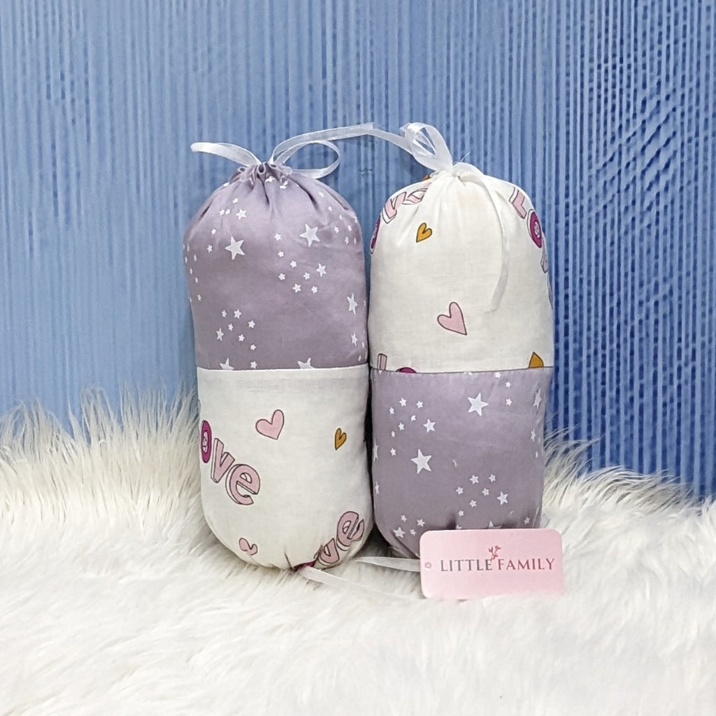 Starry Dreams Baby Bedding Set - 8 Pieces (Purple) | Large